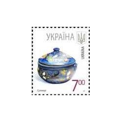 1 عدد  تمبر سری پستی - لوازم منزل - 7G - اوکراین 2011