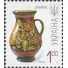1 عدد  تمبر سری پستی - صنایع دستی - 1G - اوکراین 2007 حروف ریز زیر مبلغ 2007II