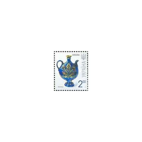 1 عدد  تمبر سری پستی - صنایع دستی - 2G - اوکراین 2007