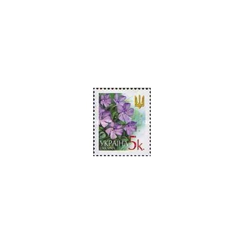 1 عدد  تمبر سری پستی گلها - 5k - اوکراین 2002