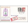 پاکت مهر روز تمبرهای سری پستی  دروازه براندنبورگ - 60و70 -  برلین آلمان 1966