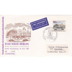 پاکت مهر روز تمبر برلین جدید - 90 -  برلین آلمان 1965