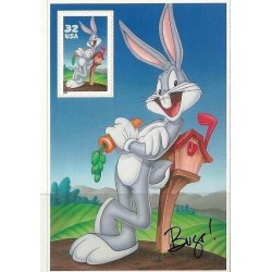 قاب بوکلت با 1 عدد تمبر  بانی خرگوشه - S - خود چسب - آمریکا 1997