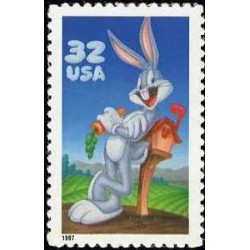 1 عدد تمبر  بانی خرگوشه - خود چسب - آمریکا 1997