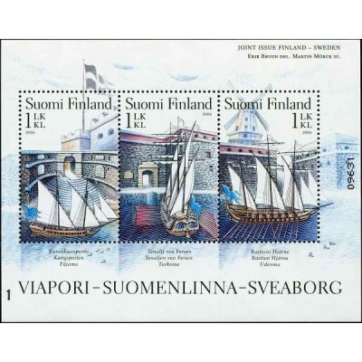 مینی شیت Sveaborg - تمبر مشترک با سوئد - فنلاند 2006 