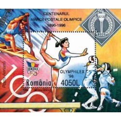 مینی شیت صدمین سالگرد کمیته بین المللی المپیک IOC - بازی های المپیک، آتلانتا -  رومانی 1996