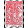 1 عدد  تمبر کریسمس - بلژیک 1977