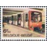 1 عدد  تمبر افتتاح متروی بروکسل  - بلژیک 1976