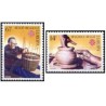 2 عدد  تمبر مشترک اروپا - Europa Cept - صنایع دستی - بلژیک 1976
