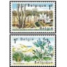 2 عدد  تمبر حفاظت از طبیعت - بلژیک 1967