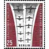 1 عدد تمبر دهمین سالگرد پرواز هوایی به برلین - برلین آلمان 1959