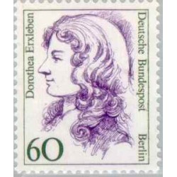 1 عدد تمبر سری پستی - زنان مشهور  - برلین آلمان 1988