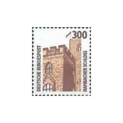 1 عدد تمبر سری پستی - جاهای دیدنی - 300pfg - جمهوری فدرال آلمان 1988