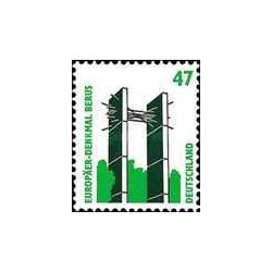 1 عدد تمبر سری پستی - گشت و گذار - مجسمه "بنای یادبود اروپایی" در Berus- جمهوری فدرال آلمان 1997