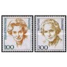 2 عدد تمبر سری پستی - زنان مشهور - 100 و 300- جمهوری فدرال آلمان 1997