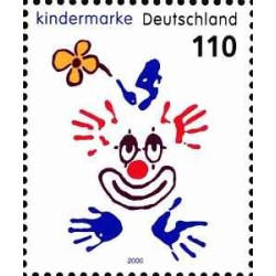 1 عدد تمبر کودکان - جمهوری فدرال آلمان 2000 تمبر شیت