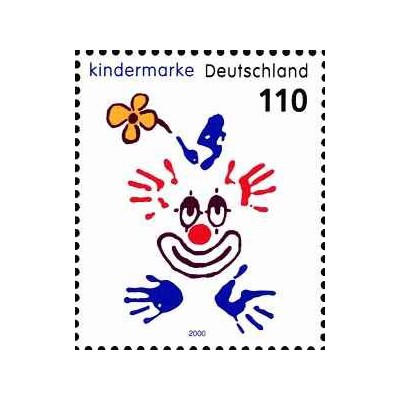 1 عدد تمبر کودکان - جمهوری فدرال آلمان 2000 تمبر شیت