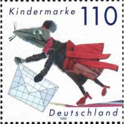 1 عدد تمبر کودکان - جمهوری فدرال آلمان 1999 تمبر شیت
