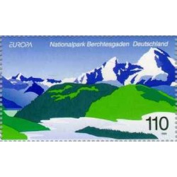 1 عدد تمبر تمبرهای اروپا - ذخیره‌گاه‌ها و پارک‌های طبیعی - جمهوری فدرال آلمان 1999 تمبر شیت