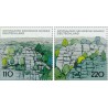 2 عدد تمبر پارک ملی ساکسون سوئیس - جمهوری فدرال آلمان 1998 تمبر شیت