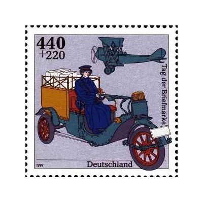 1 عدد تمبر روز تمبر - جمهوری فدرال آلمان 1997 تمبر شیت - قیمت 6 دلار