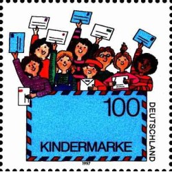 1 عدد تمبر تمبر کودکان - جمهوری فدرال آلمان 1997 تمبر شیت