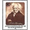 1 عدد تمبر  دویستمین سالگرد تولد آرتور شوپنهاور، فیلسوف - جمهوری فدرال آلمان 1988