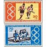 2 عدد تمبر بازی های المپیک - مونترال، کانادا - جمهوری فدرال آلمان 1976  تمبر مینی شیت