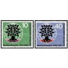 2 عدد تمبر سال جهانی پناهندگان - جمهوری فدرال آلمان 1960