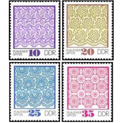 4 عدد  تمبر توری پلوئن - جمهوری دموکراتیک آلمان 1974