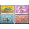 4 عدد  تمبر  حشرات مفید - ترکیه 1981