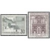 2 عدد  تمبر قلعه پراگ - چک اسلواکی 1965