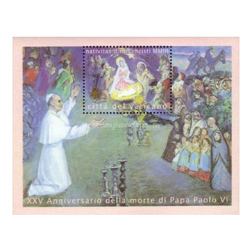 مینی شیت کریسمس - واتیکان 2002 مینی شیت کریسمس - واتیکان 2002