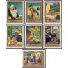 7 عدد تمبر نقاشیهای گالری ملی-  مجارستان 1967