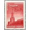 1 عدد  تمبر سری پستی - شهرها و هواپیماها -2.50Ft -  مجارستان 1966