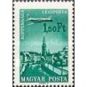 1 عدد  تمبر سری پستی - شهرها و هواپیماها -1.50Ft -  مجارستان 1966