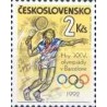 1 عدد تمبر بازی های المپیک - بارسلون، اسپانیا- چک اسلواکی 1992