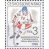 1 عدد تمبر مسابقات قهرمانی هاکی روی یخ جهان، پراگ و براتیسلاوا- چک اسلواکی 1992