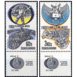 2 عدد تمبر مشترک اروپا - Europa Cept - یونان 1968