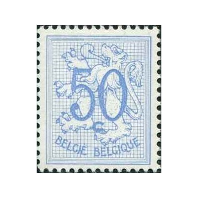 1 عدد تمبر سری پستی - مبالغ جدید - 50c -  بلژیک 1960