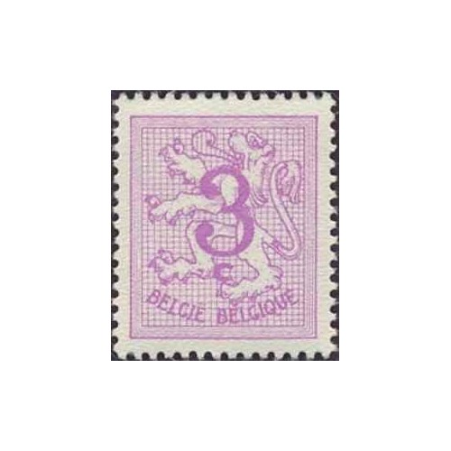 1 عدد تمبر سری پستی - مبالغ جدید - 3c -  بلژیک 1960