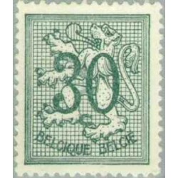 1 عدد تمبر سری پستی - مبالغ جدید - 30c -  بلژیک 1957