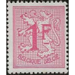 1 عدد تمبر سری پستی - مبالغ جدید - 1Fr -  بلژیک 1951