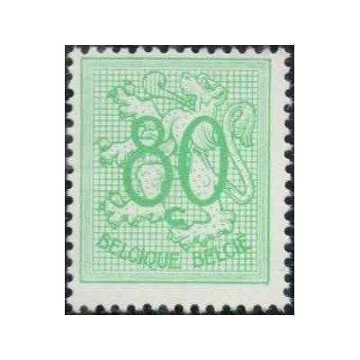 1 عدد تمبر سری پستی - مبالغ جدید - 80c -  بلژیک 1951