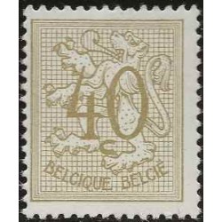 1 عدد تمبر سری پستی - مبالغ جدید - 40c -  بلژیک 1951