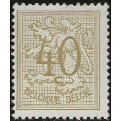 1 عدد تمبر سری پستی - مبالغ جدید - 40c -  بلژیک 1951