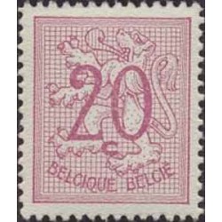 1 عدد تمبر سری پستی - مبالغ جدید - 20c -  بلژیک 1951