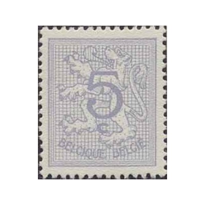 1 عدد تمبر سری پستی - مبالغ جدید - 5c -  بلژیک 1951