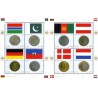 مینی شیت پرچمها و سکه ها - وین سازمان ملل 2006 ارزش روی شیت 4.4 یورو