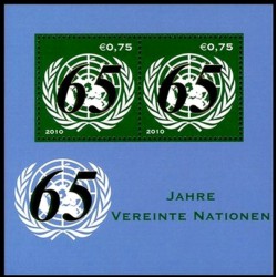 مینی شیت شصت و پنجمین سالگرد تاسیس سازمان ملل متحد- وین سازمان ملل 2010